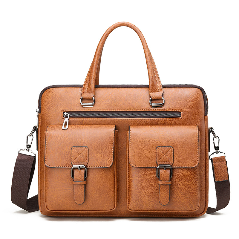Leatherwork Bag - Maletín de negocios de marca de