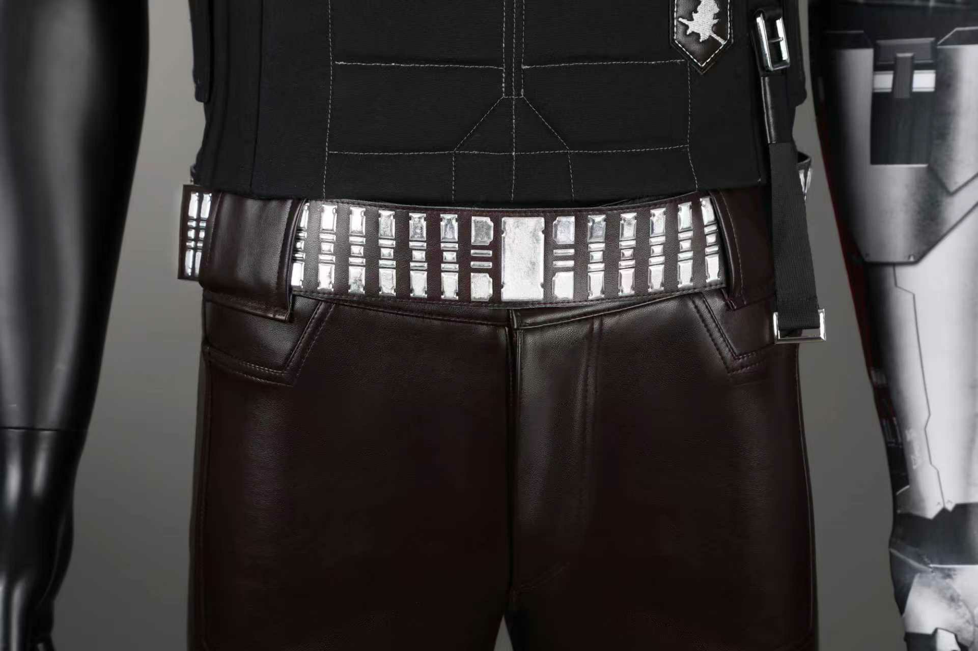 Leather Work Pants - Disfraz de Johnny Silverhand, disfraz de