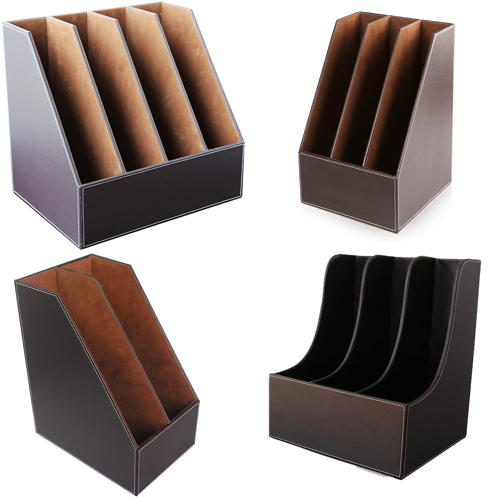 Leatherwork Books - XRHYY-carpeta de archivos de escritorio Vertical