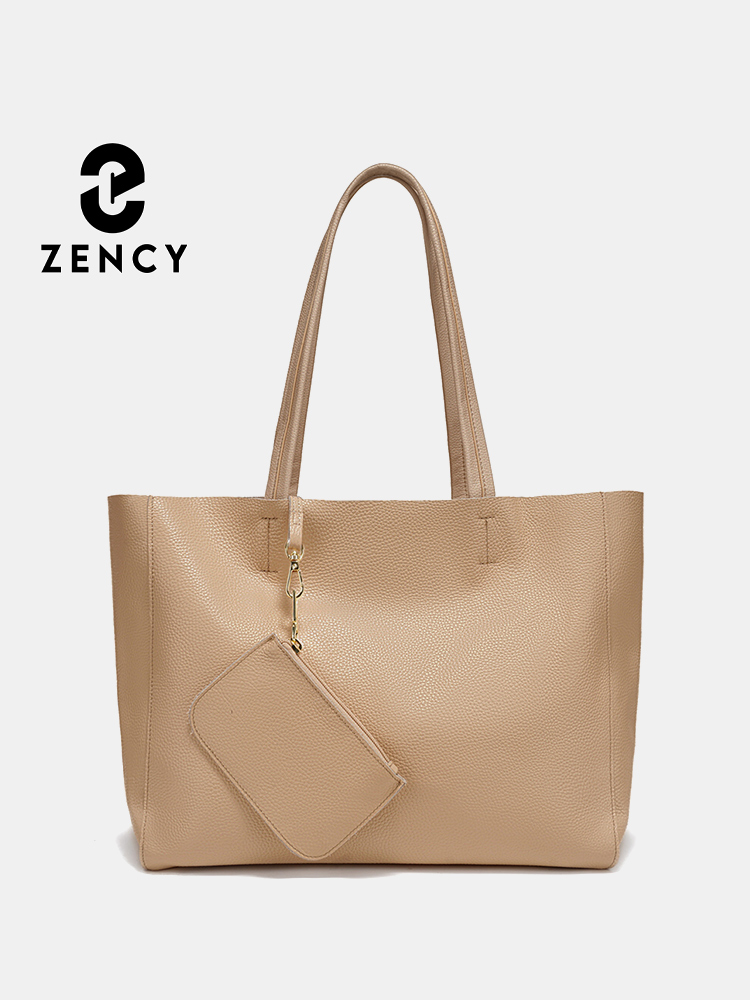 Leatherwork Wallet - Bolsos grandes de piel auténtica Zency,