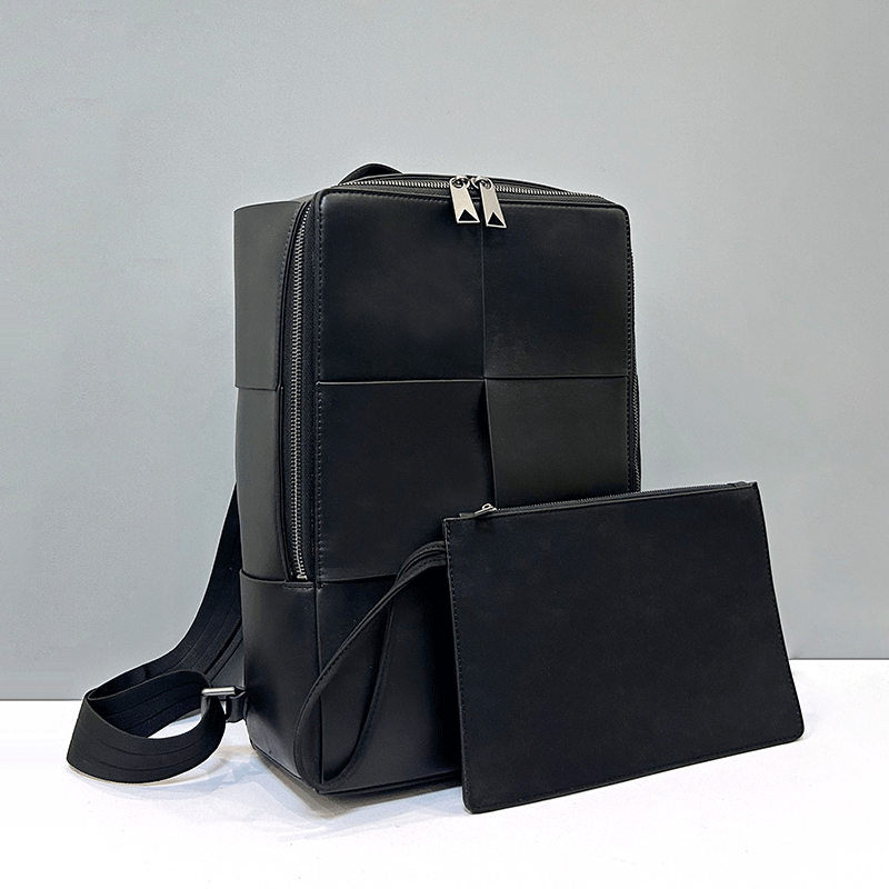 Leatherwork Bag - Mochila de Cuero Tejida de Gran