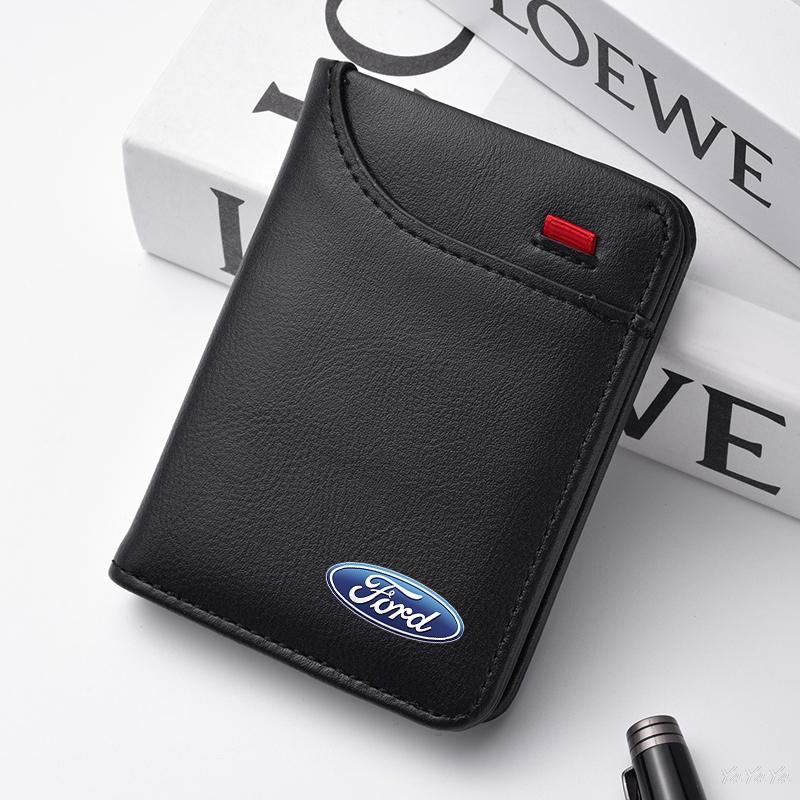 Leatherwork Wallet - Cartera de cuero para licencia de