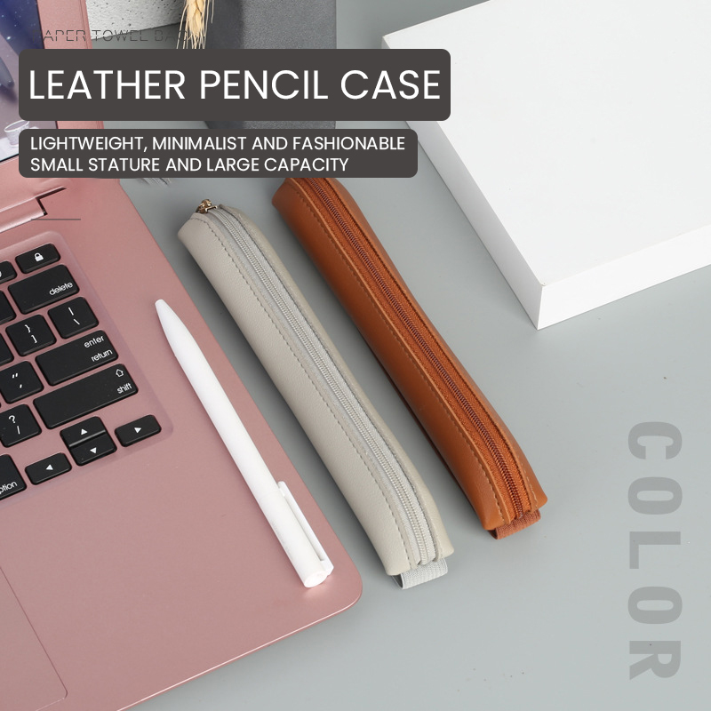 Portalápices de cuero Pu con c - Leatherwork Books reseña y precio