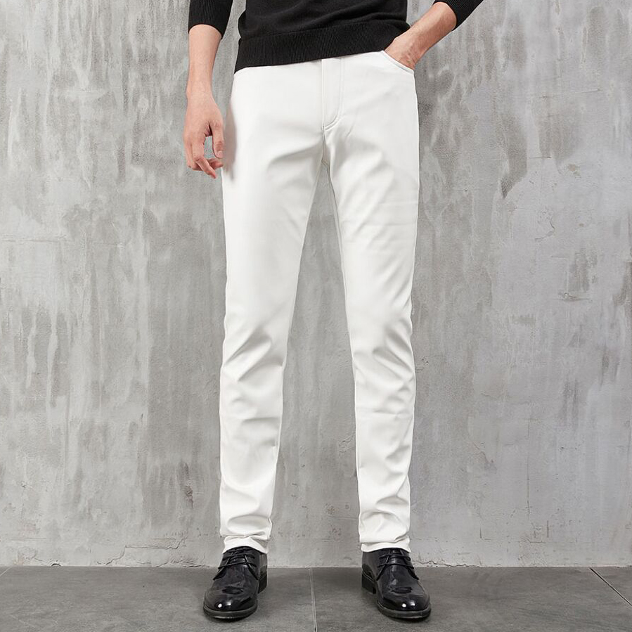 Pantalones de cuero para hombr - Leather Work Pants reseña y precio