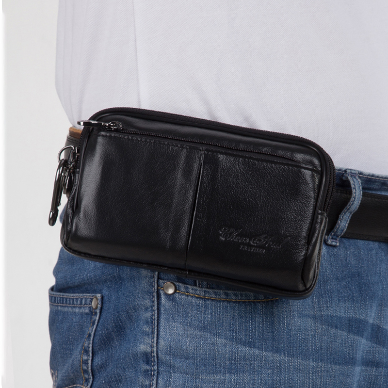 Riñonera de cuero genuino para - Leatherwork Wallet reseña y precio