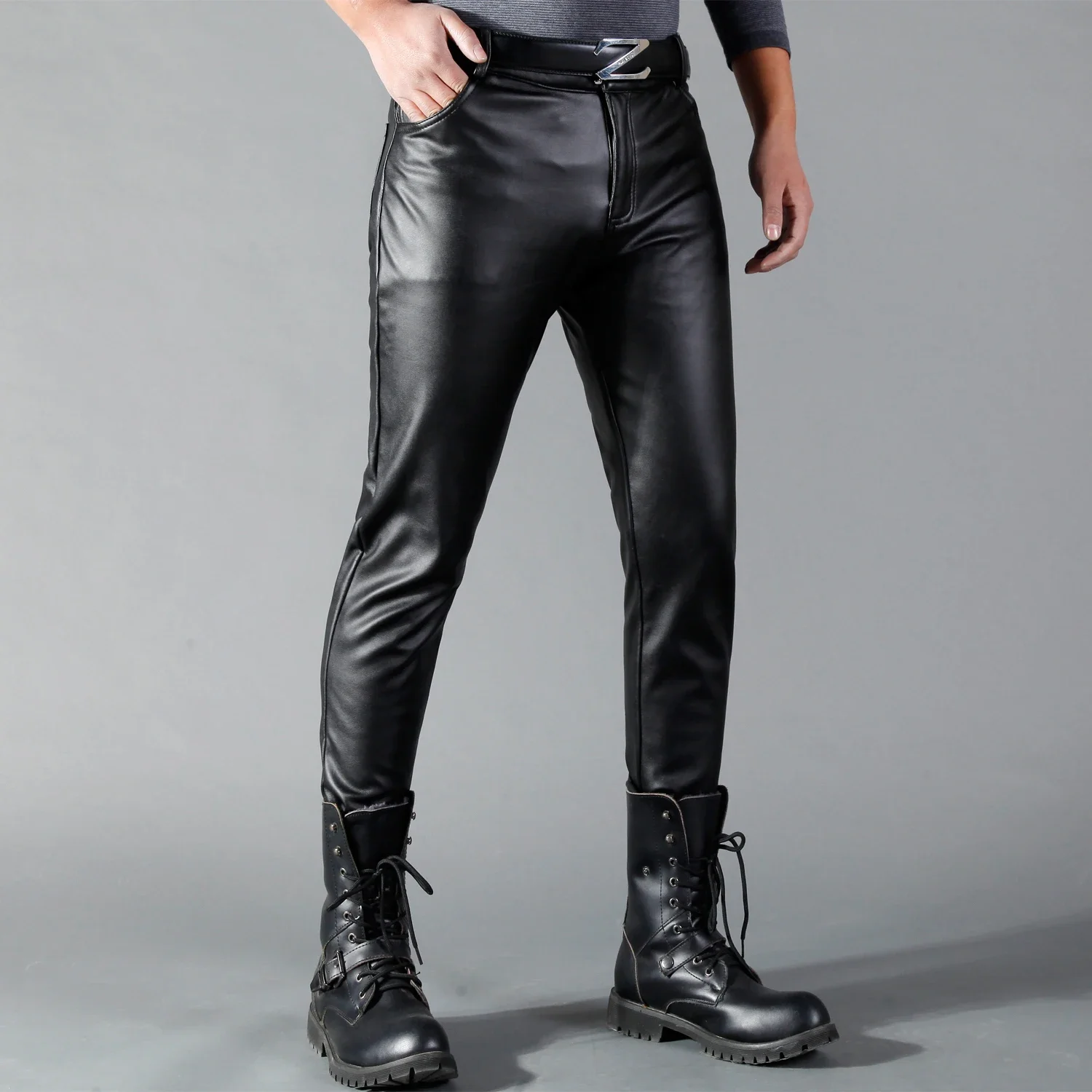 Pantalones de cuero para hombr - Leather Work Pants reseña y precio