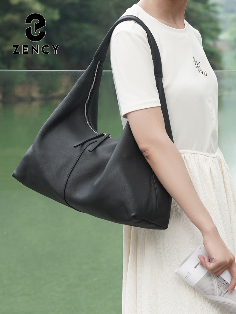 Bolso de mano Zency de gran ca - Leatherwork Wallet reseña y precio