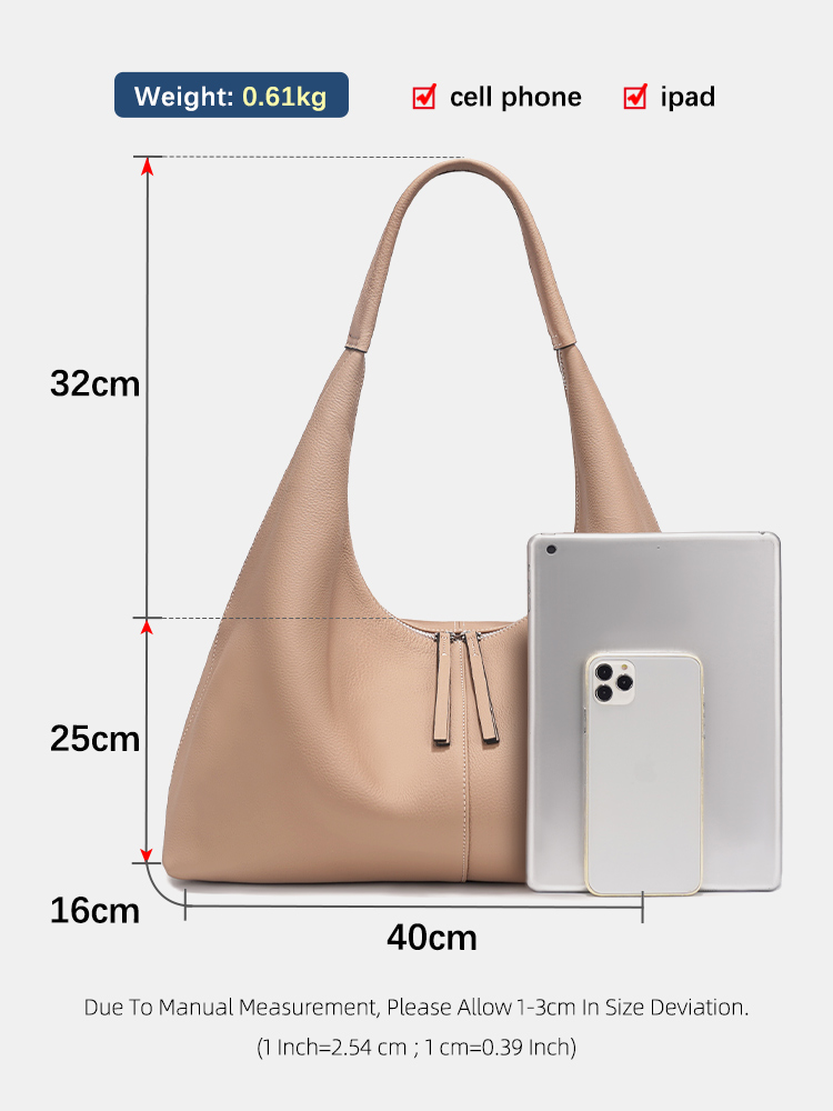 Bolso de mano Zency de gran ca - Leatherwork Wallet reseña y precio