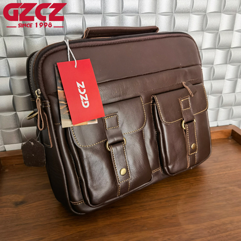 Bolso de Mano para Hombre GZCZ - Leatherwork Bag reseña y precio