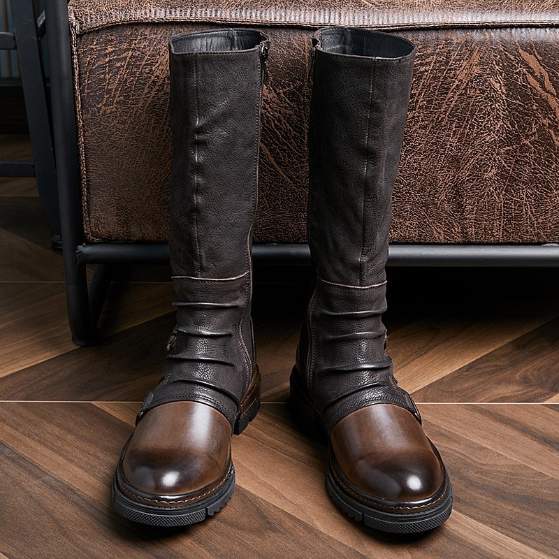 Zapatos medievales Retro de cu - Leather Work Pants reseña y precio