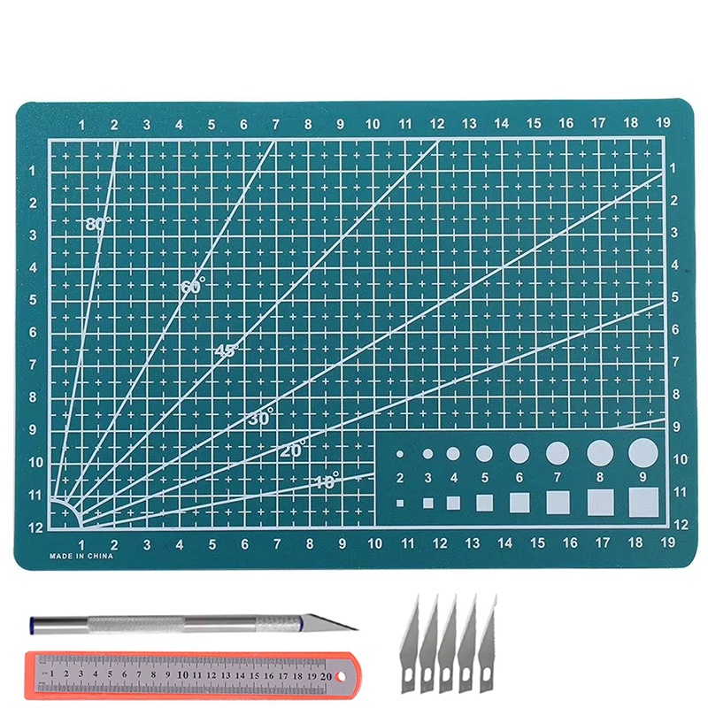 Juego de tapetes de corte de P - Leatherwork Vise reseña y precio