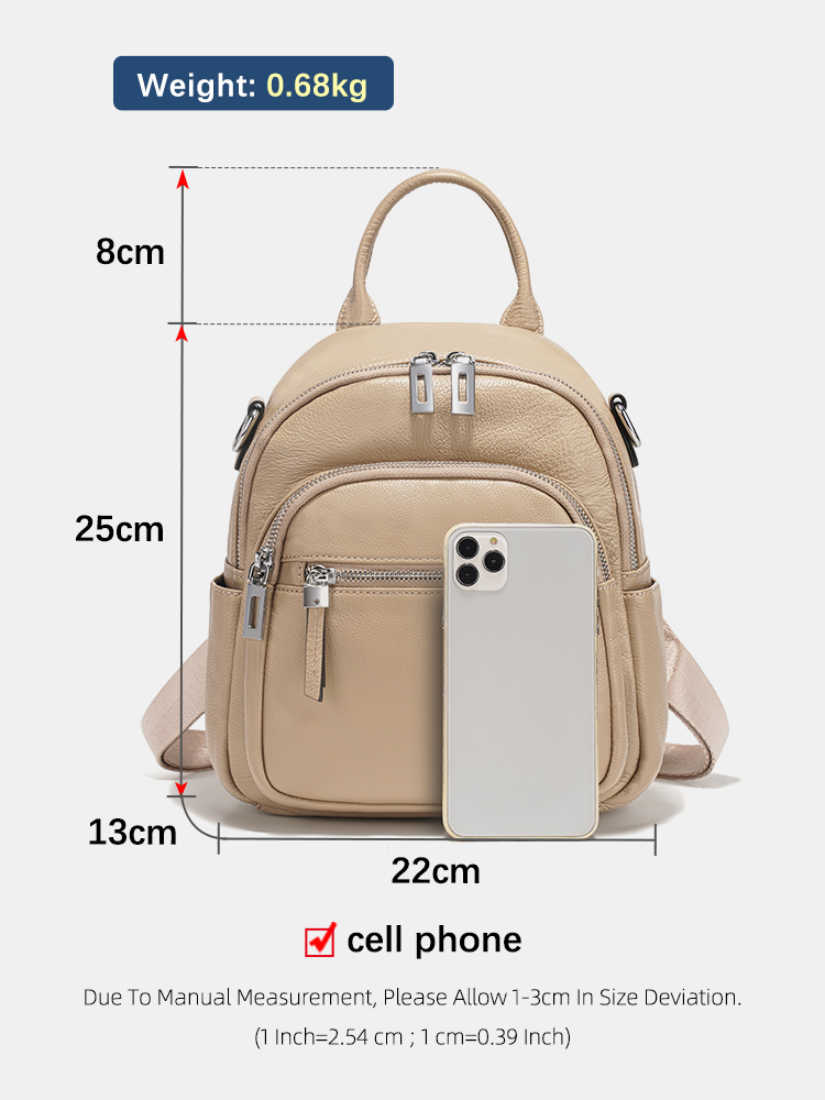 Mochila pequeña Zency de cuero - Leatherwork Bag reseña y precio