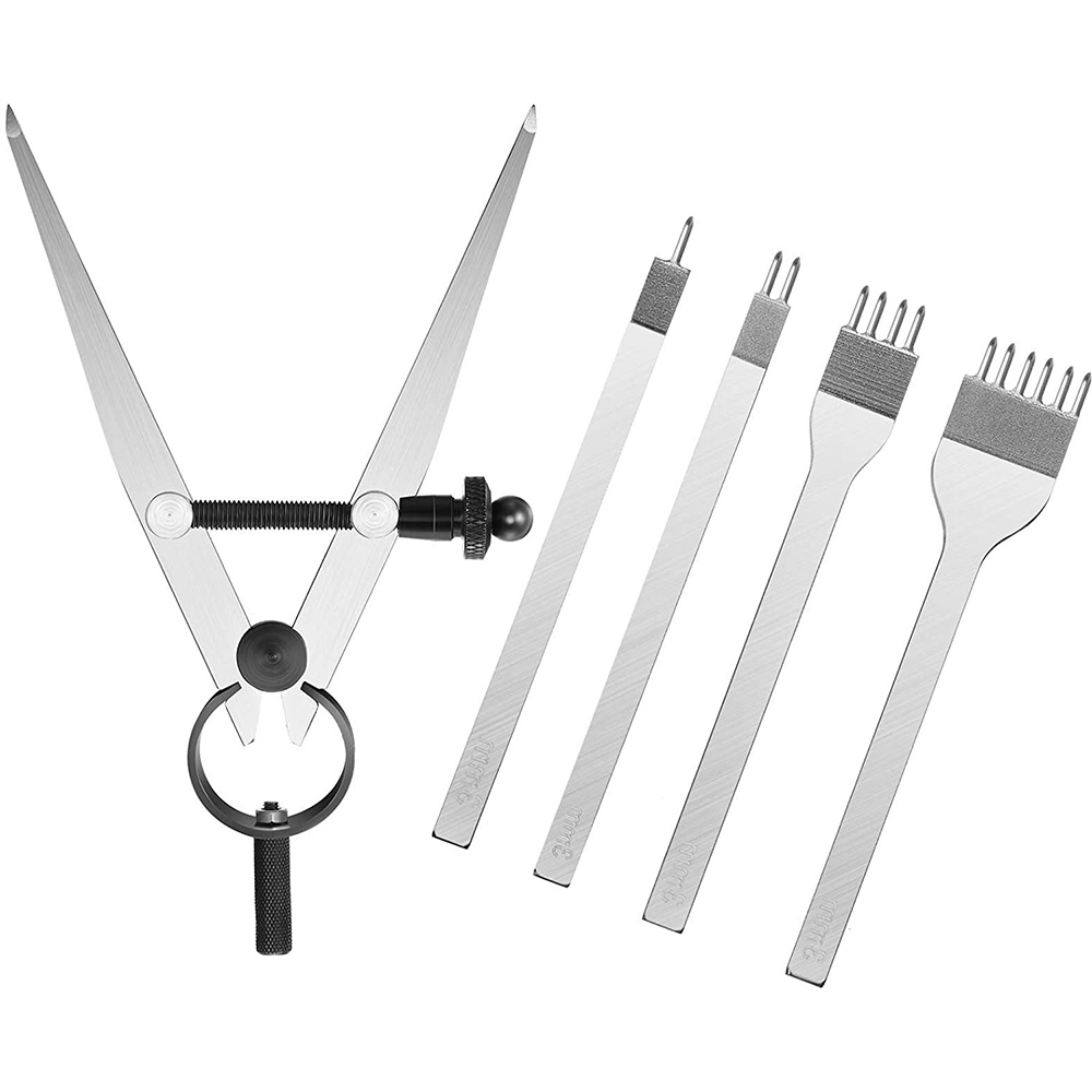 Juego de cinceles de cuero, he - Wing Divider Stitch reseña y precio