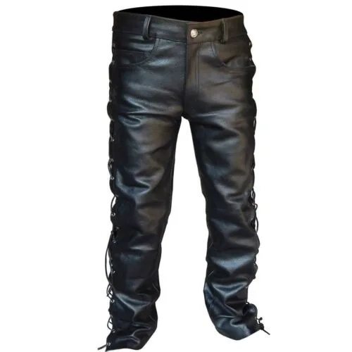 Pantalones medievales para hom - Leather Work Pants reseña y precio
