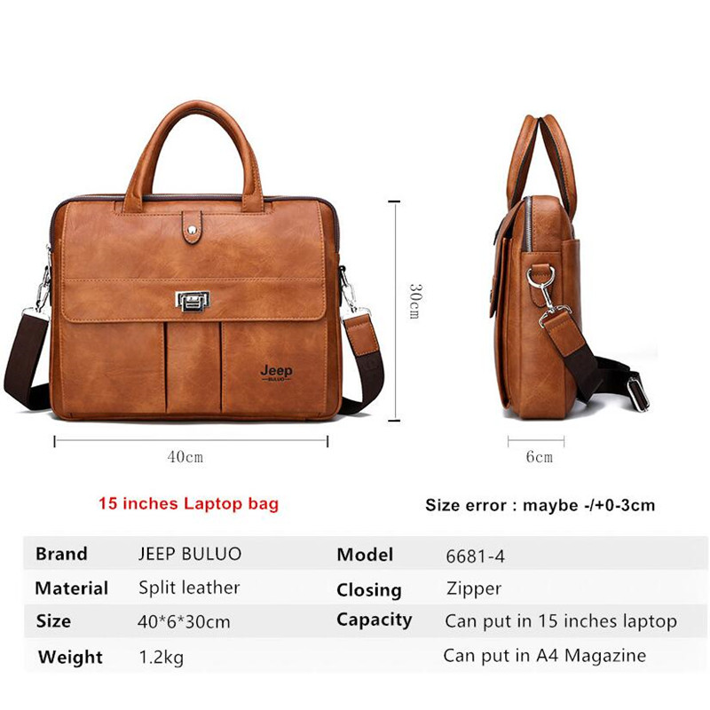 Maletín de Cuero para Hombre J - Leatherwork Bag reseña y precio