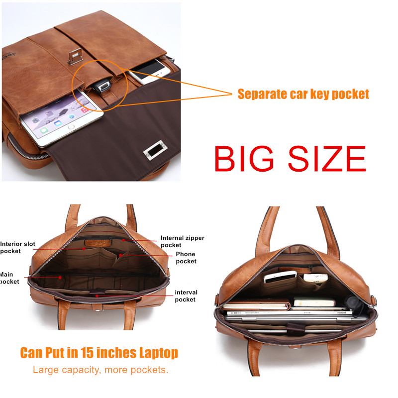 Maletín de Cuero para Hombre J - Leatherwork Bag reseña y precio