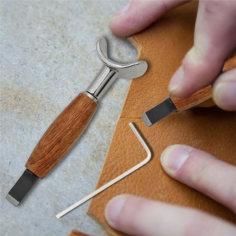 【ORNAMENT】Cuchillo Giratorio p - Leatherwork Knife reseña y precio